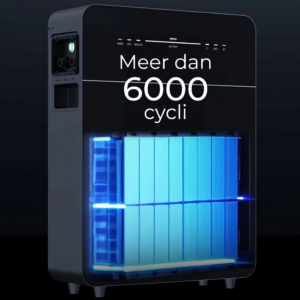 Duurzame lithiumbatterij met meer dan 6000 laadcycli